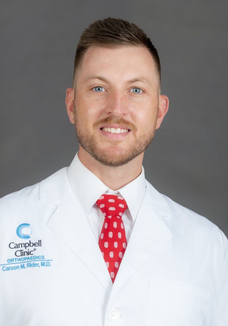 Carson m rider campbell clinic orthopaedics