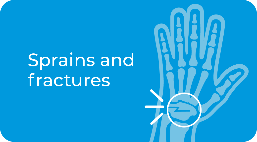 Sprains and fractures